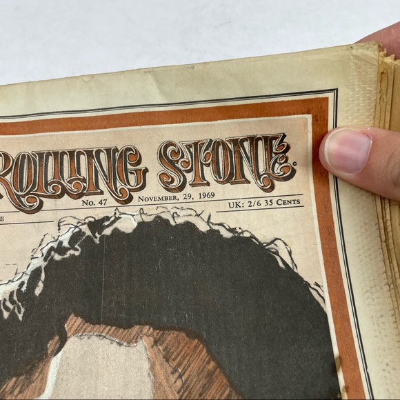 Vintage Rolling Stone Magazine Bob Dylan November 29, 1969 Music Art History - Picture 2 of 5
